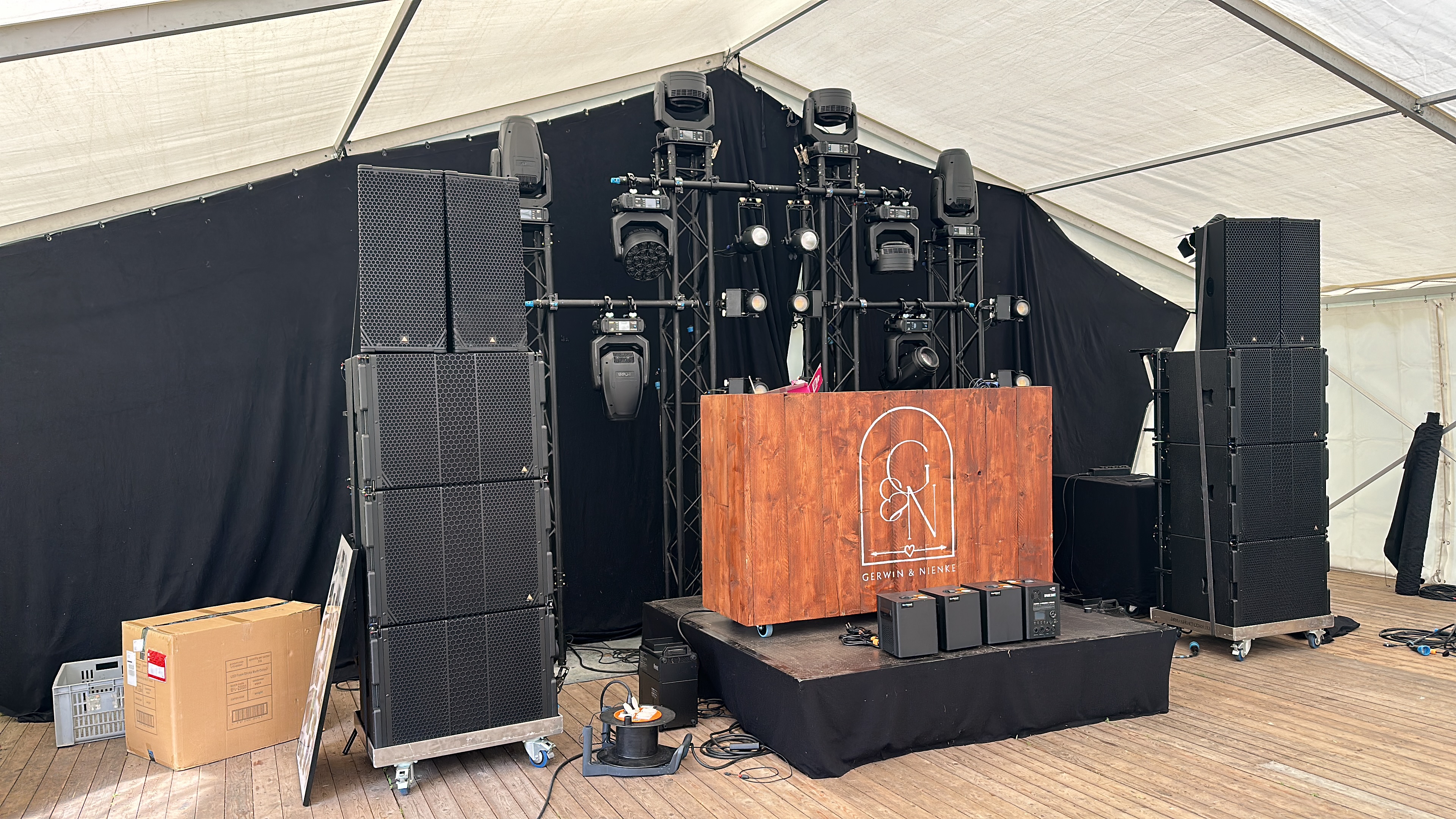 Bruiloft setup